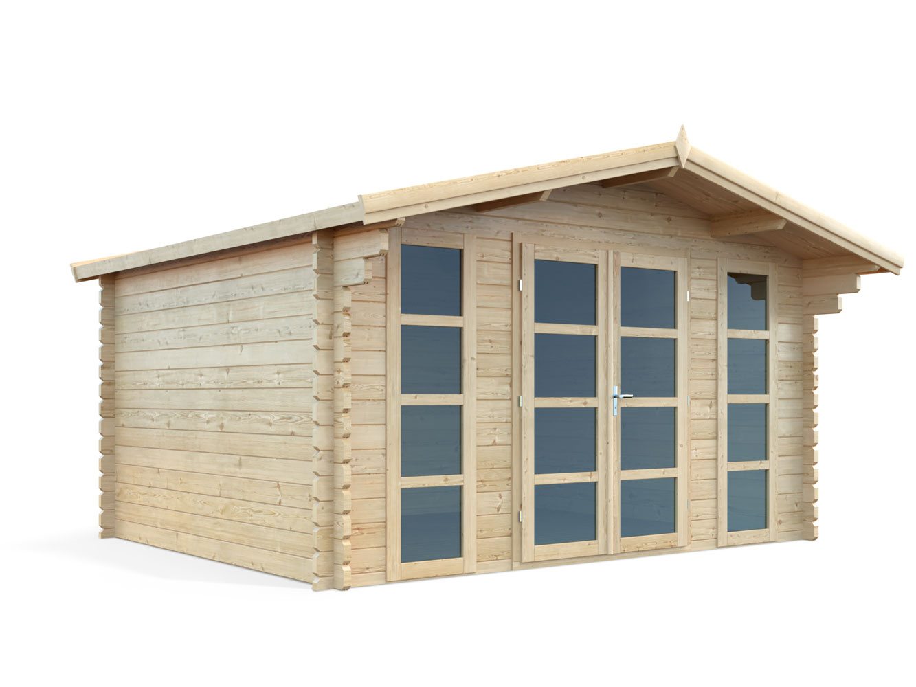 Can I add two windows to one side of this shed?