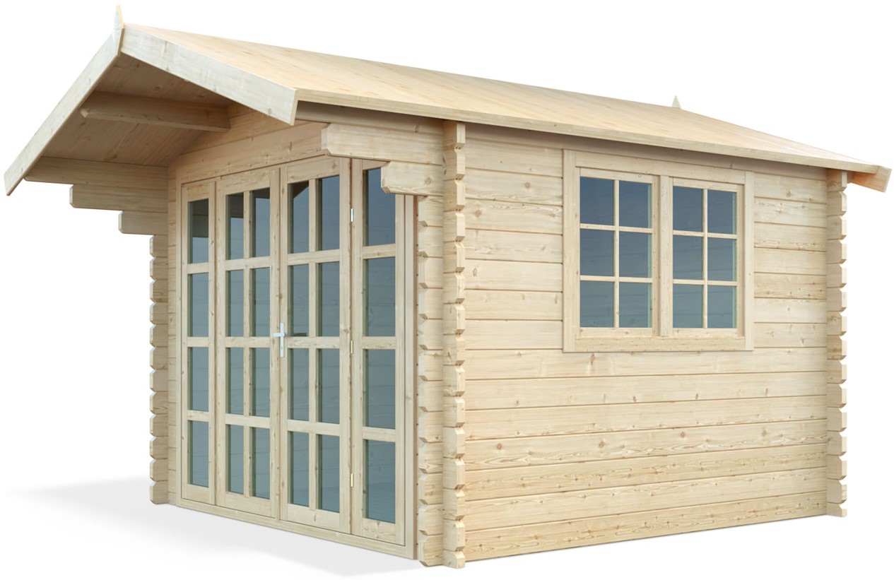 does the shed come with the double window, or is that an add on?