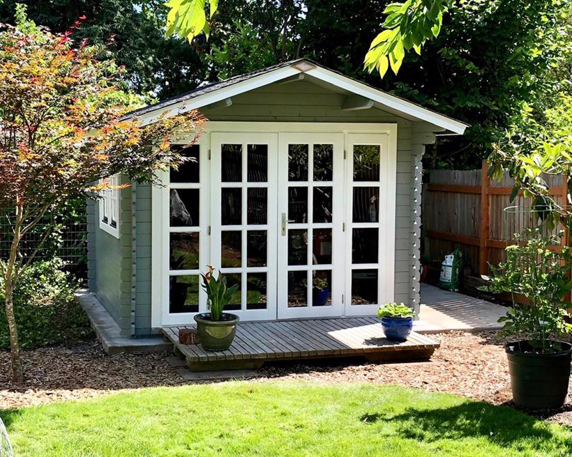 Nice shed. Why is the 10 x 10 shed only 80 sq. Ft?